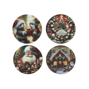Sottopiatto christmas-decori assortiti-melamina-diam.40 cm-brandani