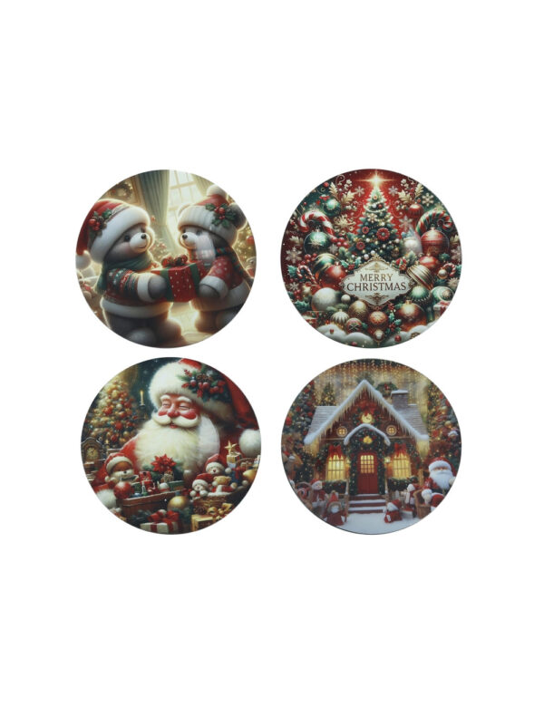 Sottopiatto christmas-decori assortiti-melamina-diam.40 cm-brandani