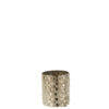 Porta Light-cerchi Vetro Argento-7x8,5 Cm-j-line
