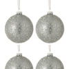Set 4 Palline-vetro-perle Azzurro-diam.10 Cm-j-line