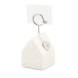 Casetta segna posto-con scatola-h.10 cm-cupido