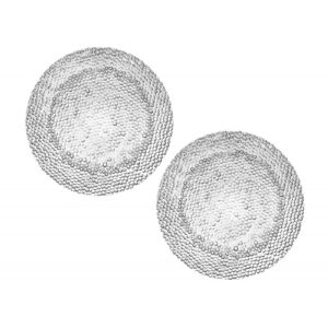 Piattini vetro-set di 2-diam.21 cm-brandani