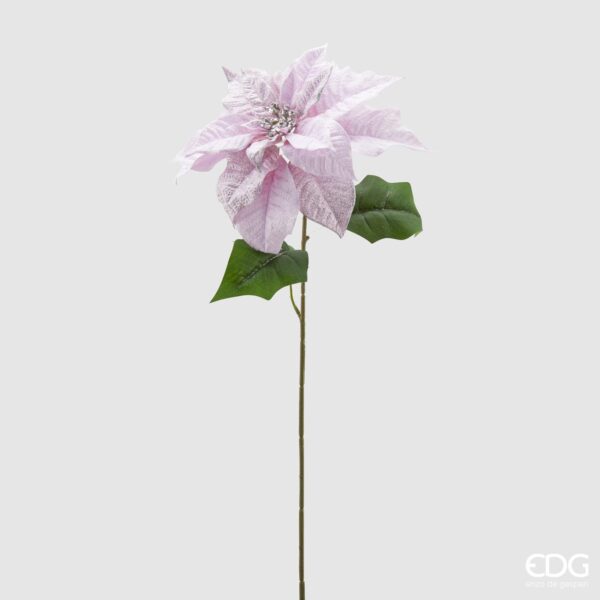 Ramo stella di natale bell-malva-h.74 cm-edg