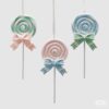 Lolly pop decoro-h.20 cm-un pezzo assortito-edg