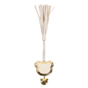 Segnalibro orsetto con nappa-h.22 cm-cupido