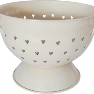 Scolapasta con cuori-beige-diam.21 cm- isabelle rose home