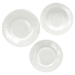 Servizio piatti ricordi-18 pz-new bone china-brandani