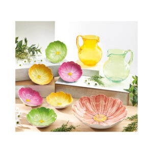 Ciotola fiore-set 6 pezzi assortiti-melamina-brandani
