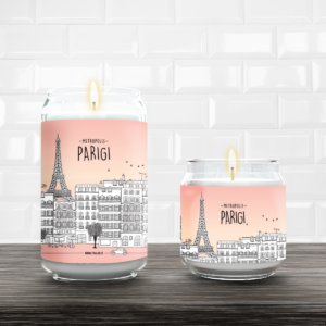 Candela profumata-parigi metropolis-piccola 190 gr-fralab