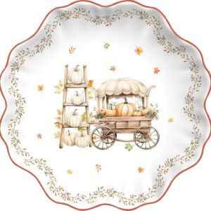 Piatto vintage autumn-diam.16 cm-porcella-isabelle rose home