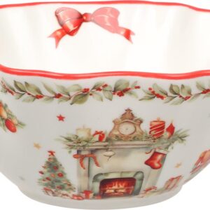 Scodella vintage christmas-diam.12 cm-porcellana-isabelle rose home