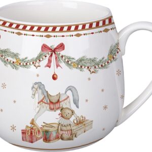 Mug happy holidays-440 ml-porcellana-isabelle rose home