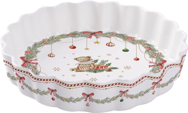 Pirofila happy holidays-diam.24,5 cm-porcellana-isabelle rose home