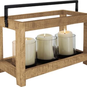 Lanterna con tre inserti-40x20x25 cm-boltze