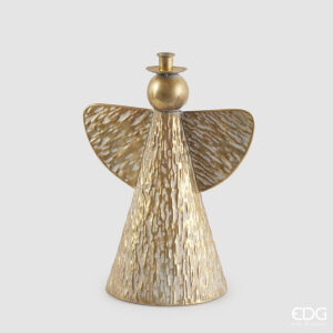 Portacandela angelo gold-metallo-38x29,5x20 cm-edg
