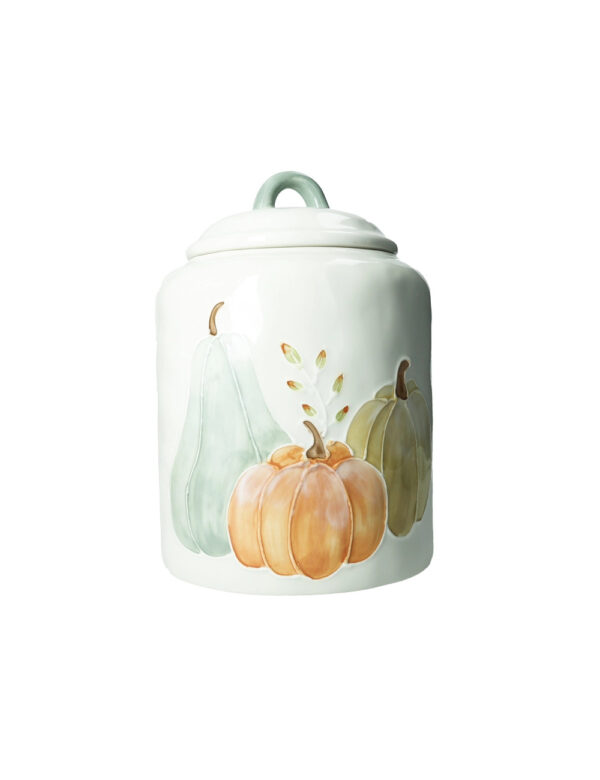 Barattolo zucche-ceramica dolomite-17,5x24 cm-brandani