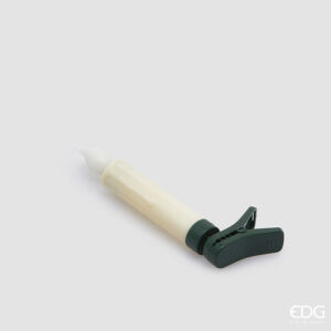 Candela led clip-conf.10 pezzi-10,5x1,5 cm-con telecomando-edg