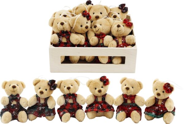 Orsetto teddy vestito- da appendere-h.10 cm-boltze