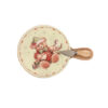 Tagliere coccole-porcellana bamboo inox-20x29,5 cm-brandani