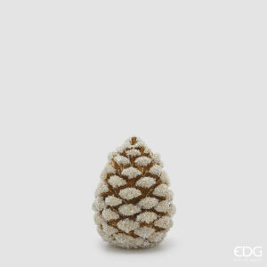 Pigna-white gold-h.19x14 cm-poliresina-edg