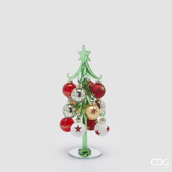 Pino decori vetro-h.22x8 cm-edg