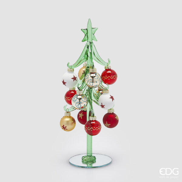 Pino decori vetro-h.26x9 cm-edg