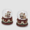 Carillon sfera acqua-babbo balze-h.14,5x11 cm-edg
