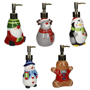 Dispenser sapone christmas-ceramica-10x19 cm-brandani