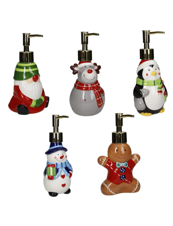 Dispenser sapone christmas-ceramica-10x19 cm-brandani