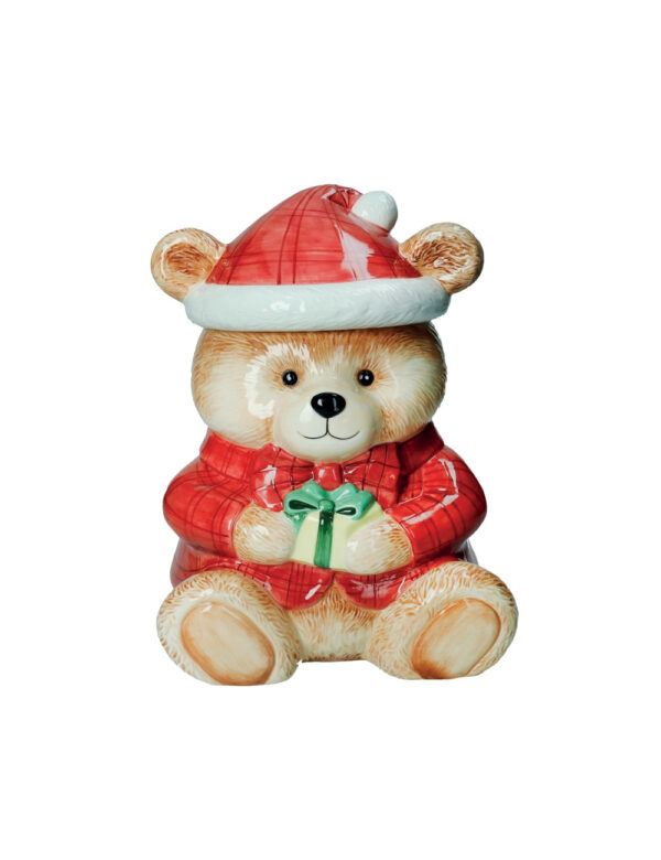 Barattolo orso-ceramica-21x24x29 cm-brandani