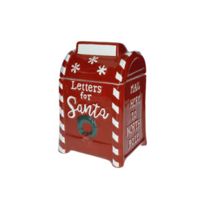 Barattolo letters for santa-ceramica-16x14x26 cm-brandani