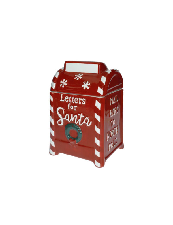 Barattolo letters for santa-ceramica-16x14x26 cm-brandani