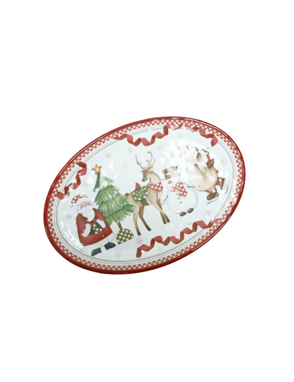 Vassoio ovale racconti-melamina-50,5x35,5x2 cm-brandani
