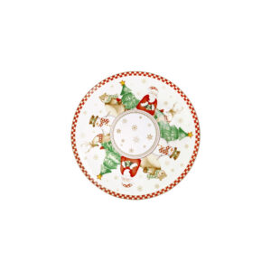 Piatto panettone-racconti-porcellana-31 cm-brandani