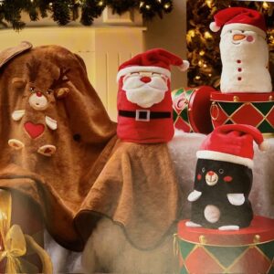 Plaid caldo natale-soggetti assortiti-80x120 cm-brandani