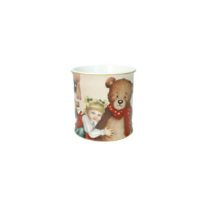 Mug cuccioli-bimba orsetto-9,5x9,5 cm-new bone china-brandani