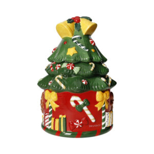 Barattolo albero natale decori-ceramica-20x28 cm-brandani