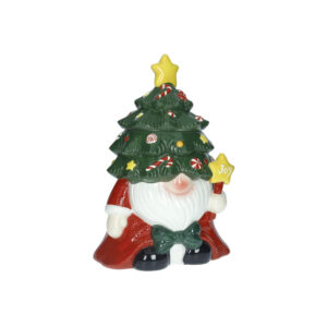 Barattolo gnomo-ceramica-21,5x16,5x31 cm-brandani