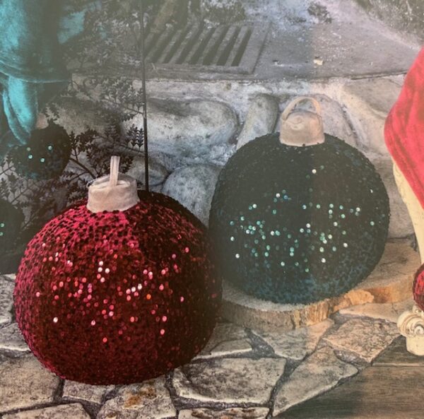 Ball pailletes-diam.25 cm-bosco-l'atelier 17