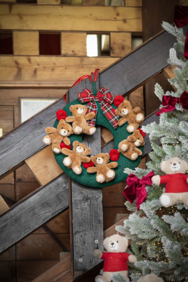 Ghirlanda bears-bosco-40 cm-l'atelier 17