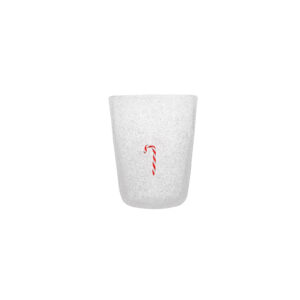 Bicchiere xmas-bastoncino-vetro-10x7,8 cm-memento