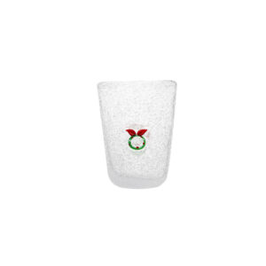 Bicchiere xmas-ghirlanda-vetro-10x7,8 cm-memento