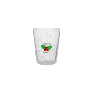 Bicchiere xmas-vischio-vetro-10x7,8 cm-memento