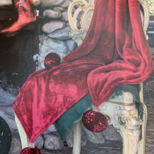 Plaid pailletes-lampone-125x155 cm-l'atelier 17