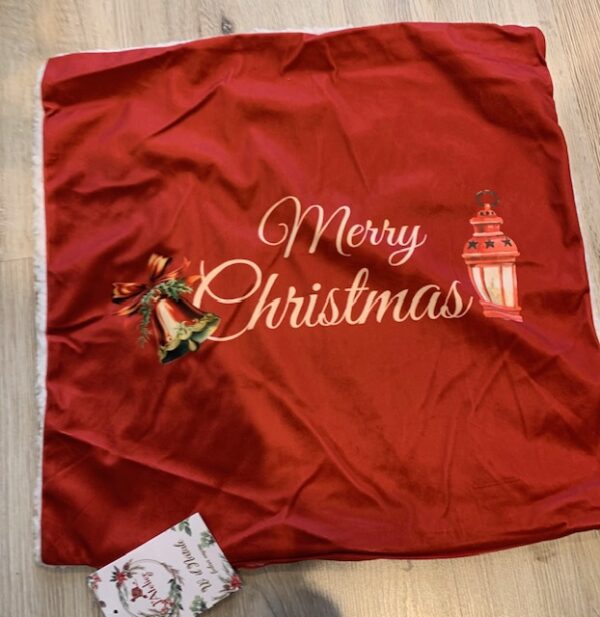 Fodera cuscino w il natale-merry christmas-45 x45 cm-l'atelier 17
