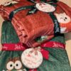 Plaid petit noel-gufo-lampone-155x205 cm-l'atelier 17