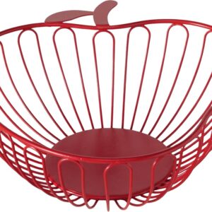 Portafrutta fragola-metallo-25x29x9 cm-boltze