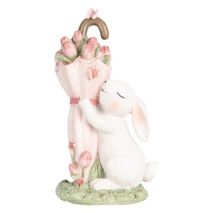 Decorazione coniglio-9x7x15 cm-poliresina-clayre & eef