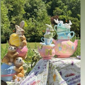 Coniglietta the per te-15x12x26 cm-resina-brandani