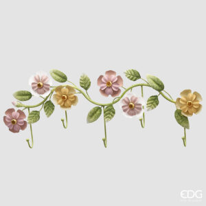 Appendiabiti fiorimix-25x61x5 cm-metallo-edg